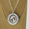 Bijoux personnalisés: Pendentif pieds en argent personnalisé Bijoux personnalisés: Pendentif pieds en argent personnalisé