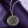 Bijoux personnalisés: Pendentif argent rosette personnalisé Bijoux personnalisés: Pendentif argent rosette personnalisé