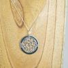 Bijoux personnalisés: Pendentif argent rosette personnalisé Bijoux personnalisés: Pendentif argent rosette personnalisé