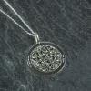 Bijoux personnalisés: Pendentif argent rosette personnalisé Bijoux personnalisés: Pendentif argent rosette personnalisé