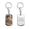 Bijoux personnalisés: Porte-clés plaque Bijoux personnalisés: Porte-clés plaque