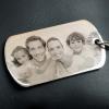 Bijoux personnalisés: Porte-clés plaque gravé Bijoux personnalisés: Porte-clés plaque gravé