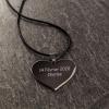 Bijoux personnalisés: Pendentif coeur avec photo gravée Bijoux personnalisés: Pendentif coeur avec photo gravée