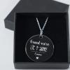 Bijoux personnalisés: Pendentif en Argent 'Grand-mère, Je t'aime!' gravé Bijoux personnalisés: Pendentif en Argent 'Grand-mère, Je t'aime!' gravé
