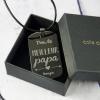 Cadeaux avec le nom: Pendentif personnalisé Le Meilleur Papa Cadeaux avec le nom: Pendentif personnalisé Le Meilleur Papa