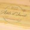 Décoration: Planche à découper en bois gravée pour couple Décoration: Planche à découper en bois gravée pour couple