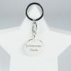 Bijoux personnalisés: Porte-clés en argent gravé Bijoux personnalisés: Porte-clés en argent gravé