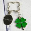 Bijoux personnalisés: Porte-clés trèfle gravé Bijoux personnalisés: Porte-clés trèfle gravé