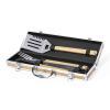 Cadeaux avec le nom: Set barbecue gravé 'Bambou' Cadeaux avec le nom: Set barbecue gravé 'Bambou'