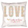 Décoration: Coussin personnalisé Love Décoration: Coussin personnalisé Love