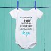 Cadeaux avec le nom: Body personnalisé pour bébé Cadeaux avec le nom: Body personnalisé pour bébé