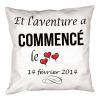 Décoration: Coussin personnalisé Amour Décoration: Coussin personnalisé Amour