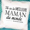 Décoration: Coussin personnalisé de la meilleure maman Décoration: Coussin personnalisé de la meilleure maman