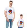 Cadeaux avec le nom: Pack de t-shirts personnalisés Super Papa et Super Enfant Cadeaux avec le nom: Pack de t-shirts personnalisés Super Papa et Super Enfant