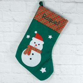 Botte de Noël brodée Botte de Noël brodée