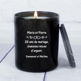 Bougie gravée avec dédicace Bougie gravée avec dédicace
