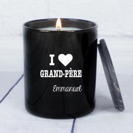 Bougie gravée 'I love' Bougie gravée 'I love'