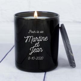 Bougie personnalisée pour couple Bougie personnalisée pour couple