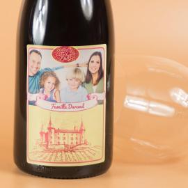 Bouteille de vin élégante Bouteille de vin élégante