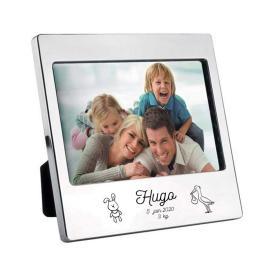 Cadre en métal personnalisé, pour une naissance ou un baptême  Cadre en métal personnalisé, pour une naissance ou un baptême