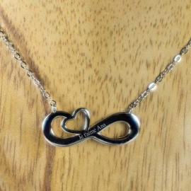 Collier infini personnalisé Collier infini personnalisé