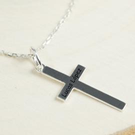 Croix en argent personnalisée Croix en argent personnalisée