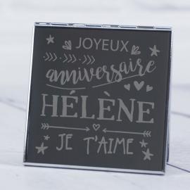 Miroir pour anniversaire personnalisé Miroir pour anniversaire personnalisé