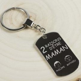 Porte-clés raisons d'être maman Porte-clés raisons d'être maman
