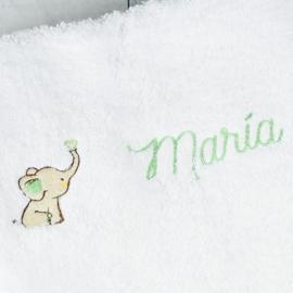 Serviette de bain pour enfant avec prénom brodé Serviette de bain pour enfant avec prénom brodé