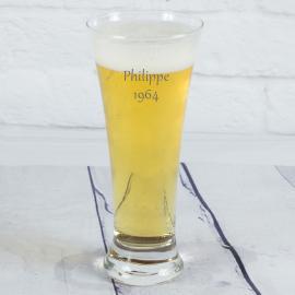 Verre à bière gravé Verre à bière gravé