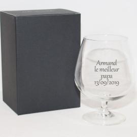 Verre à Cognac personnalisé gravé Verre à Cognac personnalisé gravé