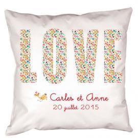 Coussin personnalisé Love Coussin personnalisé Love