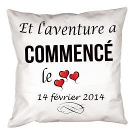 Coussin personnalisé Amour Coussin personnalisé Amour