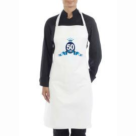 Tablier personnalisé du 50e anniversaire Tablier personnalisé du 50e anniversaire