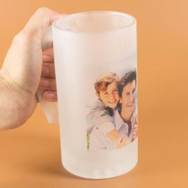 Chope à bière personnalisée avec photo Chope à bière personnalisée avec photo