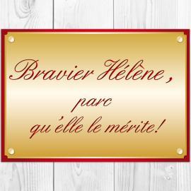 Plaque commémorative personnalisée Plaque commémorative personnalisée