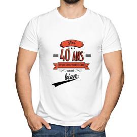 T-shirt J'ai... ans et toujours aussi bien! T-shirt J'ai... ans et toujours aussi bien!