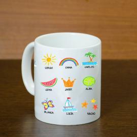 Mug personnalisé avec dessins d'enfants Mug personnalisé avec dessins d'enfants