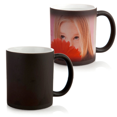 Cadeaux personnalisés: Mugs personnalisés: Mug magique avec photo