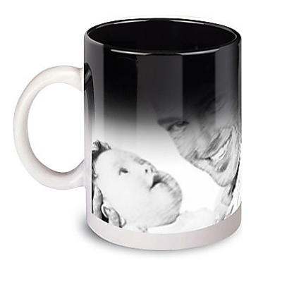 Cadeaux personnalisés: Mugs personnalisés: Mug magique avec photo