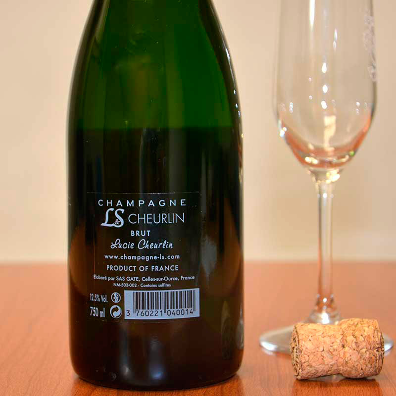 Cadeaux personnalisés: Boissons personnalisées: Bouteille de Champagne Grand Cru