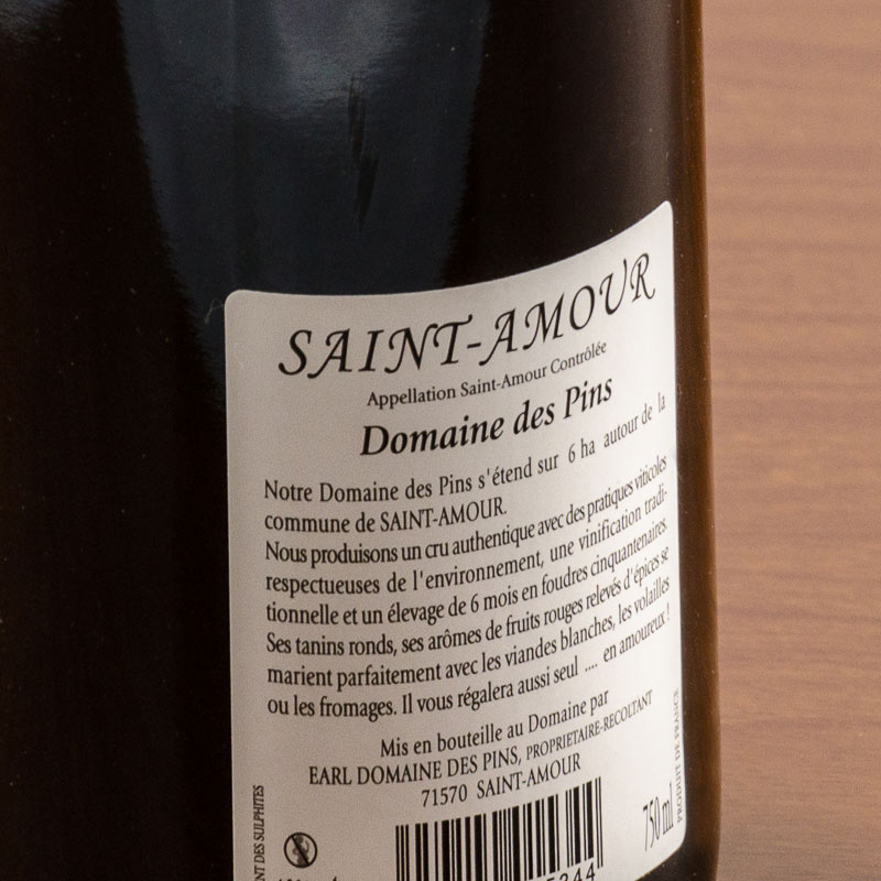 Bouteille de vin personnalisée Bastide Amour