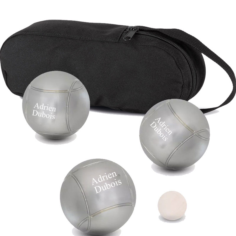 Cadeaux personnalisés: Cadeaux avec le nom: Boules de pétanque personnalisées