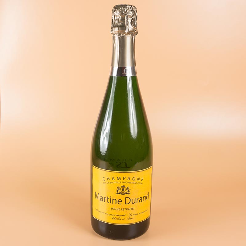 Bouteille de Champagne personnalisée 60 ans de mariage