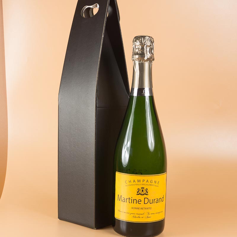 Cadeaux personnalisés: Boissons personnalisées: Bouteille de champagne personnalisée