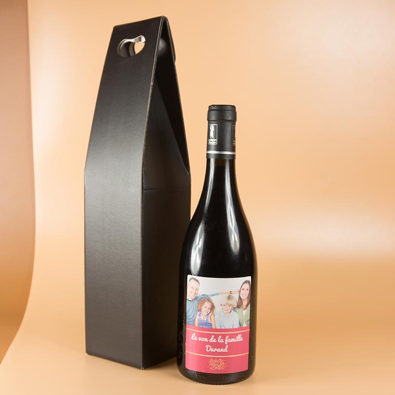 Cadeaux personnalisés: Boissons personnalisées: Bouteille de vin personnalisée