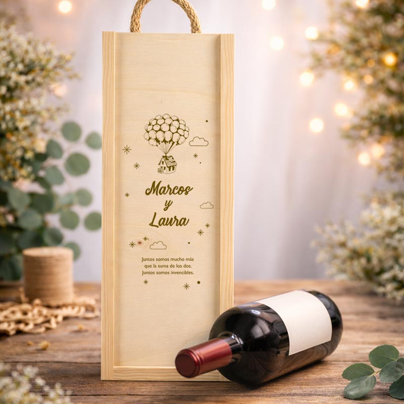 Cadeaux personnalisés: Cadeaux avec le nom: Bo&icirc;te en bois personnalis&eacute;e avec texte