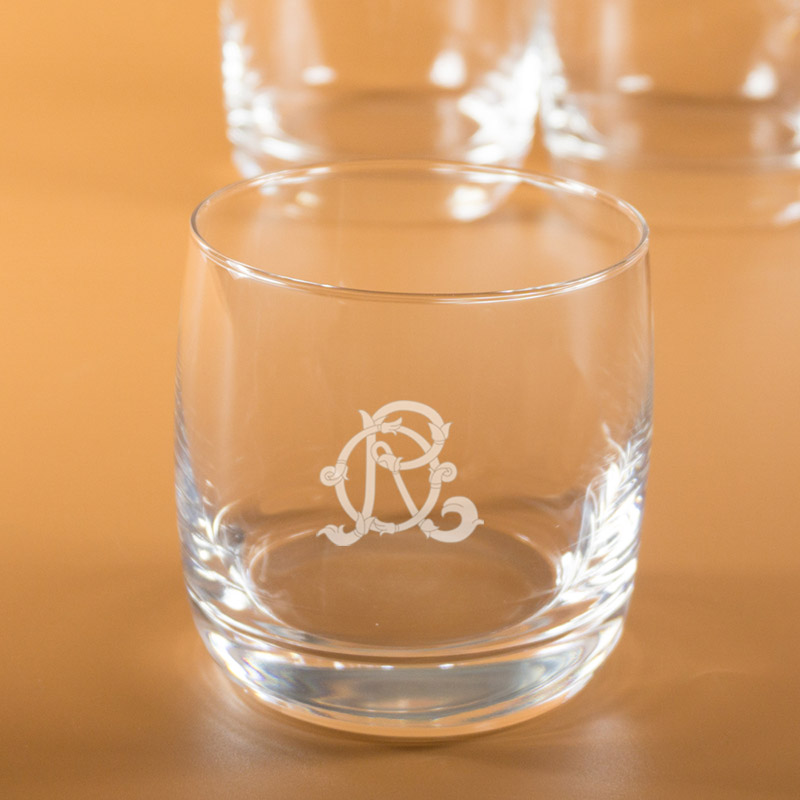 Cadeaux personnalisés: Art de la table personnalisé: Carafe et verres à whisky avec monogramme