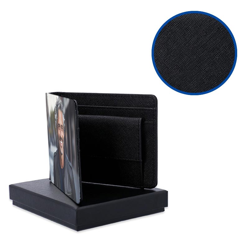 Cadeaux personnalisés: Cadeaux avec photos: Portefeuille homme personnalis&eacute; avec photo