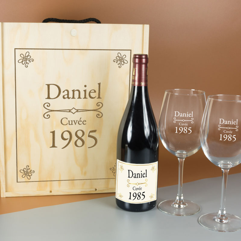 Cadeaux personnalisés: Cadeaux avec le nom: Kit anniversaire personnalisé